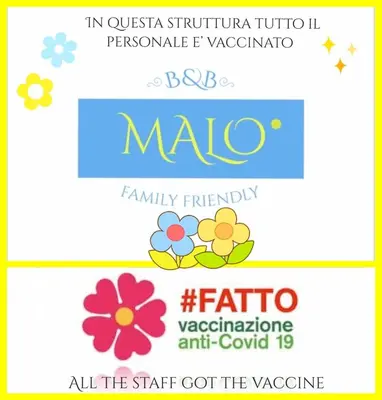 Certificato, attestato, insegna o altro documento esposto da B&B MaLò Family Friendly