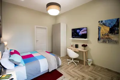 TV o dispositivi per l'intrattenimento presso Romeo Luxury Apartment