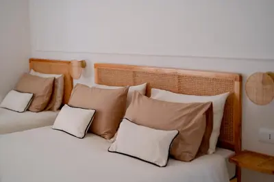 Letto o letti in una camera di Due Passi Dal Mare