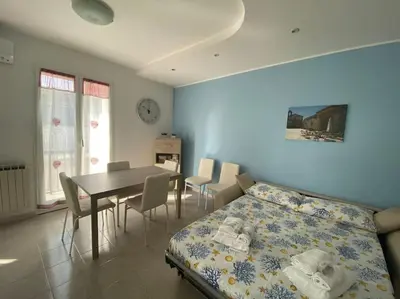 Letto o letti in una camera di La Terrazza di Màriel