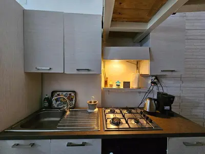 Cucina o angolo cottura di La Piccola Perla di Ortigia