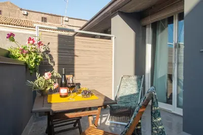 Balcone o terrazza di Palazzo Scammacca