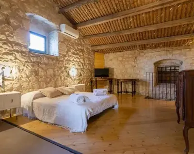 Letto o letti in una camera di Charming Villa in Pozzallo with Private Pool