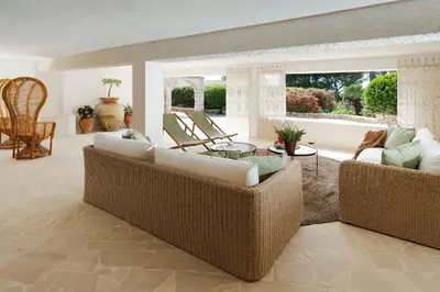 Area soggiorno di Villa Maddalena