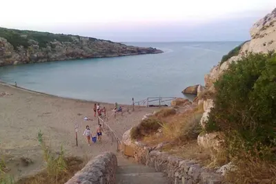 Paesaggio naturale nelle vicinanze della villa