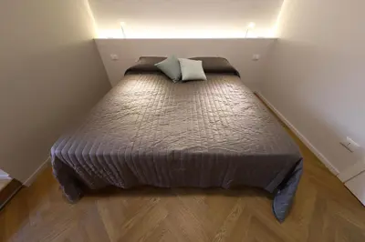 Letto o letti in una camera di Oblò Apartment
