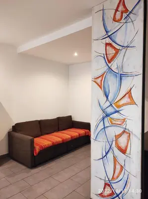 Area soggiorno di Gentile holiday house