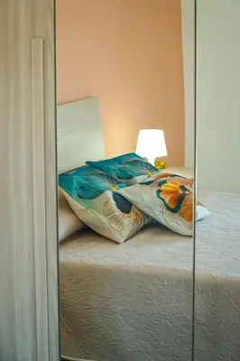 Letto o letti in una camera di Aragosta Apartment - Sea View, a few steps from the beach