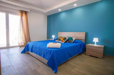 Letto o letti in una camera di The Beach Apartment - Panoramic View