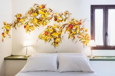 Letto o letti in una camera di Villa Felicia