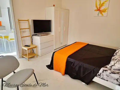 TV o dispositivi per l'intrattenimento presso Maison Etoile de Mer