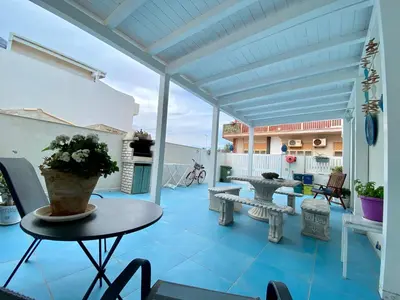Area soggiorno di Casa Campisi a 100 mt dal Mare Marzamemi