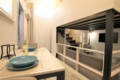 Letto o letti in una camera di Casa Masciarrò