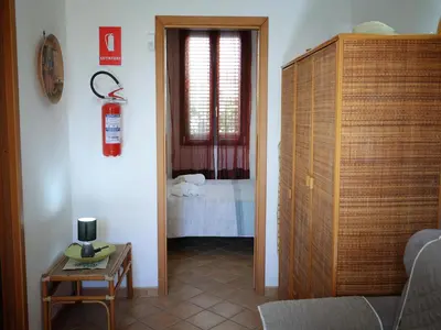 Letto o letti in una camera di Holiday Home in Lido di Noto near Beach