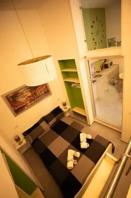 Letto o letti in una camera di Hrdo House