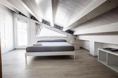 Letto o letti in una camera di Aruci b&b