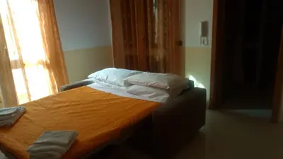 Letto o letti in una camera di Casa Vacanza Miramare