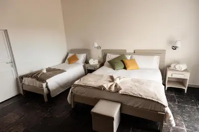Letto o letti in una camera di Casamata