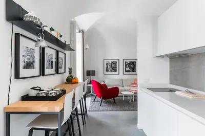 Area soggiorno di Manganelli Suite Apartment