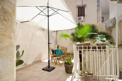 Patio o area all'aperto di La terrazza di Archimede- Ortigia Holidays