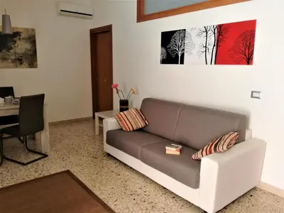 Area soggiorno di Casa Calliope