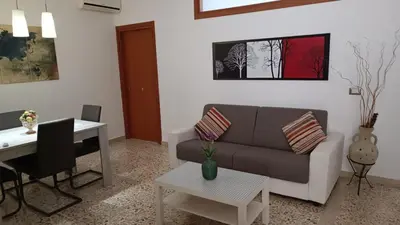 Area soggiorno di Casa Calliope
