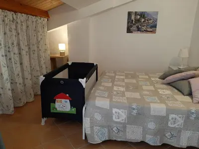 Letto o letti in una camera di Casa Diletta