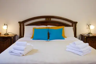 Letto o letti in una camera di Il Cortile della Giara