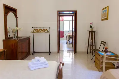 Letto o letti in una camera di Il Cortile della Giara