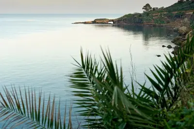 Paesaggio naturale nelle vicinanze della villa
