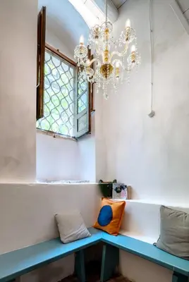 Area soggiorno di Ziolì Vintage Apartment