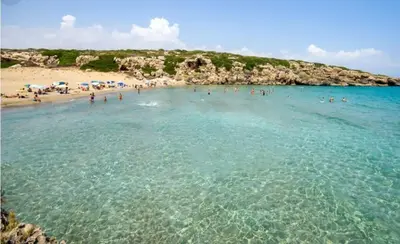 Paesaggio naturale nelle vicinanze della villa