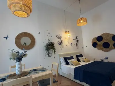 Letto o letti in una camera di Carlottas'home