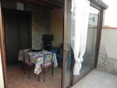 Balcone o terrazza di IL CARRUBBO Marzamemi San Lorenzo