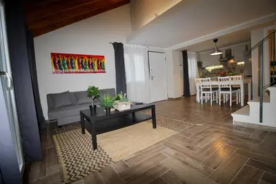 Area soggiorno di Katana suites beach