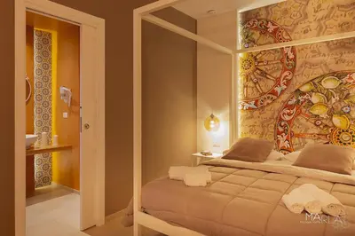 Letto o letti in una camera di Marla's boutique rooms