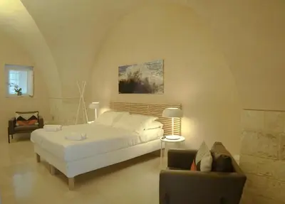 Letto o letti in una camera di Stanze dello scirocco