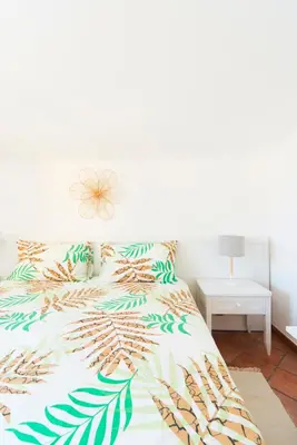Letto o letti in una camera di Villa Anbegia