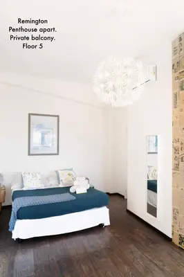 Letto o letti in una camera di Appartamenti di Casa VerbaVolant
