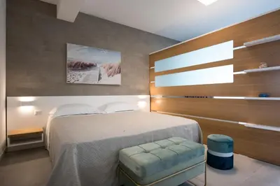 Letto o letti in una camera di Candiano Palace