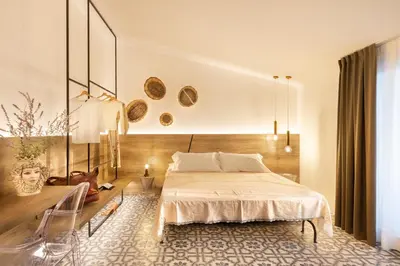 Letto o letti in una camera di Filinona B&B