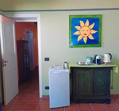 Cucina o angolo cottura di A Naca Suite with Private Terrace Ortigia - without kitchen