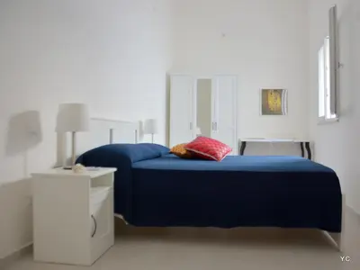 Letto o letti in una camera di Casa Euribia