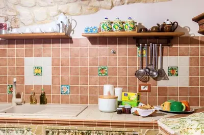 Cucina o angolo cottura di Comfortable Apartment in Modica, 80 m² + Terrace