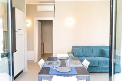 Area soggiorno di Gelone Rooftop and Suites