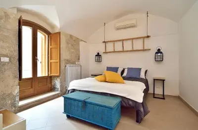 Letto o letti in una camera di Casa Vasa