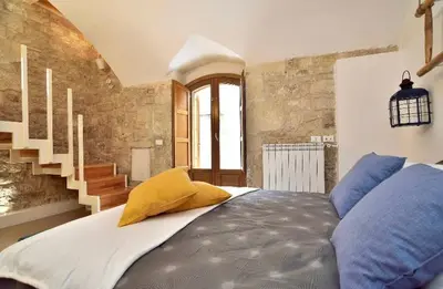 Letto o letti in una camera di Casa Vasa