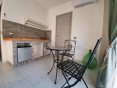 Cucina o angolo cottura di B&B città del carrubo