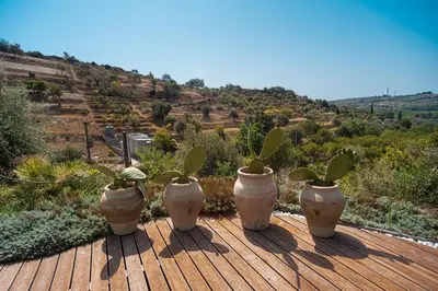 Paesaggio naturale nelle vicinanze of country house