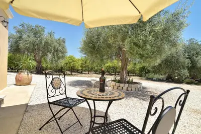 Giardino di La casa dei Limoni con piscina Noto